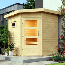 Sauna finlandais jardin