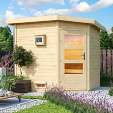 Sauna finlandais jardin