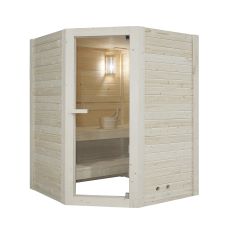 Sauna finlandais traditionnel d'angle Léa 150
