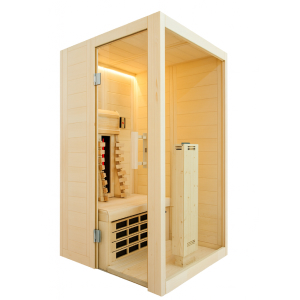 Sauna infrarouge à spectre complet Monoi Sauna à spectre complet infrarouges modèle Monoi