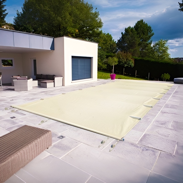 Bache a barre DELUXE pour piscines Bâche à barre DELUXE pour toutes les saisons
