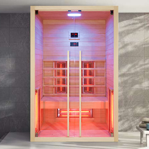 Sauna infrarouge - Vivienne 120 Cabine infrarouge en bois d'Hemlock Canadien