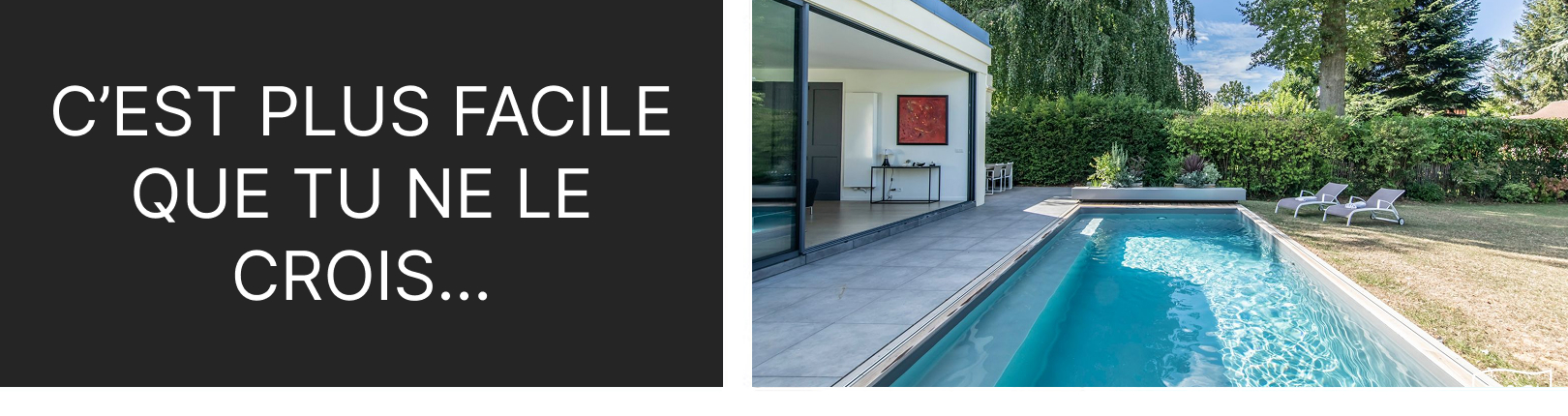 Piscine enterrée en kit panneaux en acier à monter soi-même 8x4 – h135 facile à installer