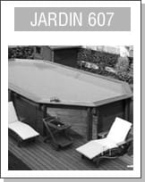 hors sol OCTOGONALES ALLONGÉES