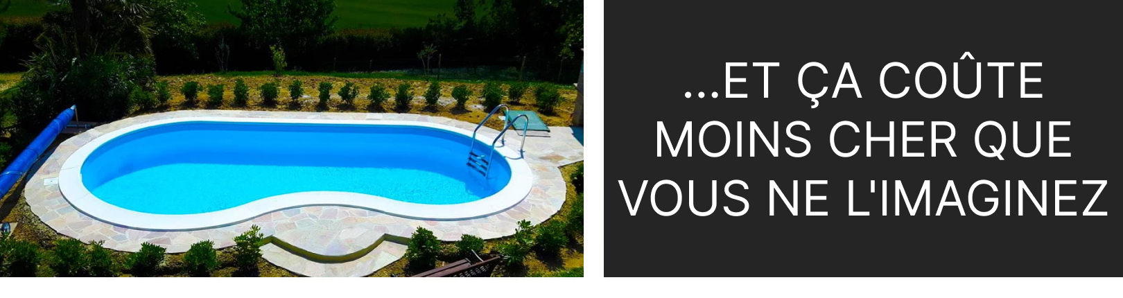 Kit piscine ce qui vous est envoyé structure en acier