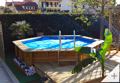 Photos clients - Piscine de jardin en bois JARDIN 354 - Foto 2
