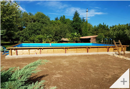 Photos clients - Piscine de jardin en bois JARDIN BABY 210x210 cm - Foto 2