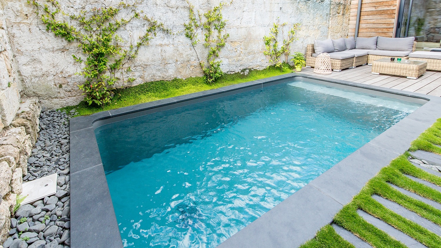 Piscine hors sol autoportante Mini Astrea en kit panneaux d'acier à monter soi-même 3x2 m