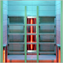 kit sauna à vendre en ligne avec radiateurs infrarouges - porte en verre