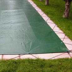 Bâche oeillets-cordon élastique piscine rectangulaire 6x3m - 210 g/m2 Bâche oeillets-cordon élastique piscine rectangulaire 6x3m - 210 g/m2