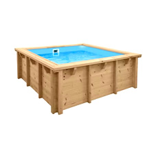 Mini Piscine en bois hors sol pour les enfants JARDIN BABY 210x210