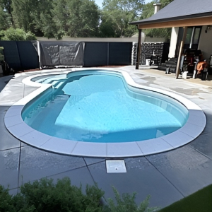 Piscine enterrée panneaux d'acier galvanisé BIJOU 6x3 h120 Piscine enterrée panneaux d'acier galvanisé BIJOU 6x3 h120