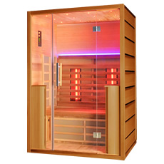 Sauna infrarouge complet avec radiateurs infrarouges