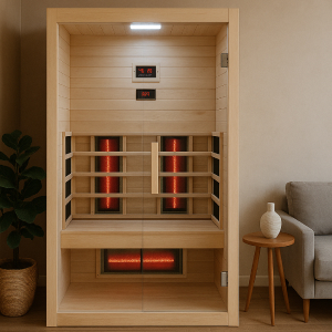 Sauna hybrid combo finlandais et infrarouge Béa 150